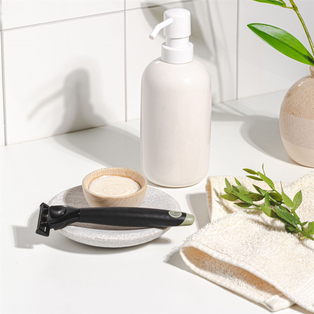 Hemp and White Tea Shaving Cream Kit